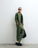Belier Belier linen mix long sleeve shirt in olive - part of a set-Green - 3