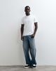 Belier Belier mercerized logo 100% cotton t-shirt in white - 2