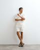 Belier Belier ocean crochet knit shorts in white - part of a set - 1