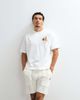 Belier Belier old fashioned back print graphic T-shirt in off white - 2
