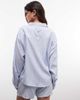 Belier Belier oversized long sleeve striped shirt in blue & white - part of a set-Multi - 3