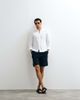Belier Belier Premium 100% linen long sleeve shirt in white - 2