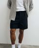 Belier Belier relaxed fit tailored shorts in black - 4