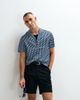 Belier Belier revere collar illusion print shirt in blue-Multi - 1
