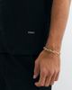 Belier Belier short sleeve textured seersucker shirt in black - part of a set - 4