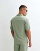 Belier Belier short sleeve textured seersucker shirt in sage - part of a set-Green - 3