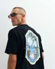 Belier Belier Sicilian view back print graphic t-shirt in black - 1