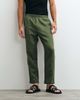 Belier Belier straight leg pull-on linen mix pants in olive - part of a set-Green - 1