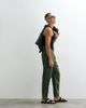 Belier Belier straight leg pull-on linen mix pants in olive - part of a set-Green - 3