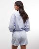 Belier Belier striped paperbag waist shorts in blue & white - part of a set-Multi - 4