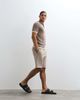 Belier Belier textured knit pull-on shorts in stone-Neutral - 2