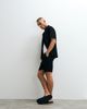 Belier Belier textured seersucker shorts in black - part of a set - 2