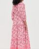 Bell Bell Clara Maxi Dress Pink Print - 3