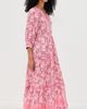 Bell Bell Clara Maxi Dress Pink Print - 4