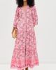 Bell Bell Clara Maxi Dress Pink Print - 5