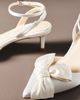 Bella Belle Bow Ankle-Strap Kitten Heels - 2