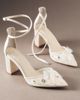 Bella Belle Eliza Butterfly Block Heels - 2