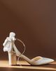 Bella Belle Molly Pearl Bow Block Heels - 1
