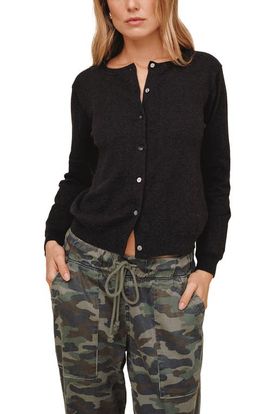 Bella Dahl Bella Dahl Crewneck Cotton & Cashmere Cardigan