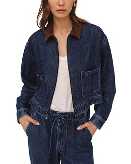 Bella Dahl Bella Dahl Cropped Zip Front Barn Jacket