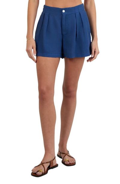 Bella Dahl Bella Dahl Double Pleat Linen Shorts