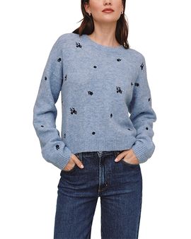 Bella Dahl Bella Dahl Embroidered Crewneck Sweater