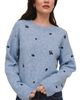 Bella Dahl Bella Dahl Embroidered Crewneck Sweater - 2
