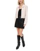 Bella Dahl Bella Dahl Faux Leather Asymmetric Button Mini Skirt - 2
