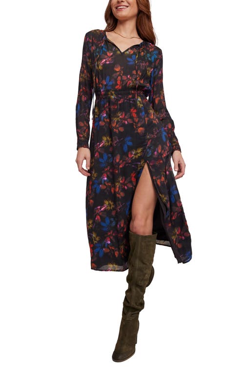 Bella Dahl Bella Dahl Floral Long Sleeve Midi Dress