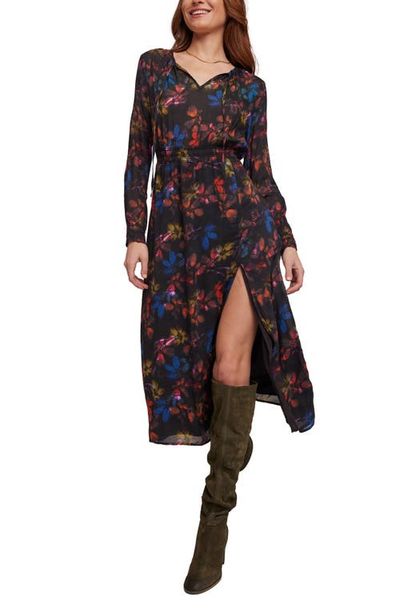 Bella Dahl Bella Dahl Floral Long Sleeve Midi Dress
