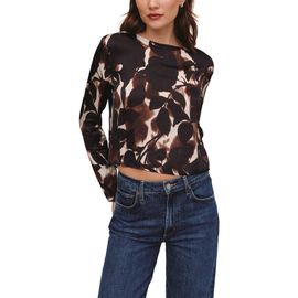 Bella Dahl Bella Dahl Floral Printed Long Sleeve Top