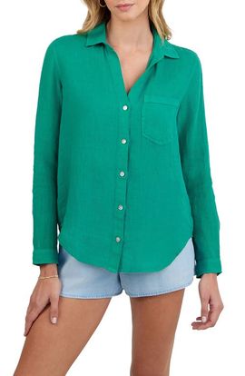 Bella Dahl Bella Dahl Garment Dyed Linen Button-Up Shirt