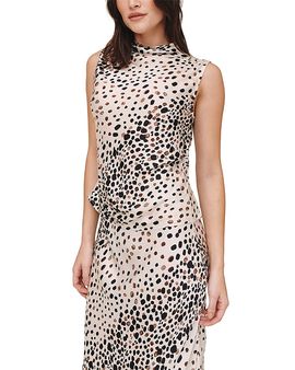Bella Dahl Bella Dahl Printed Cowlneck Top