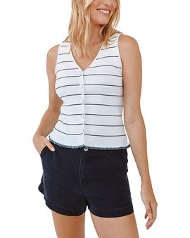 Bella Dahl Bella Dahl Ruffle Hem Knitted Vest