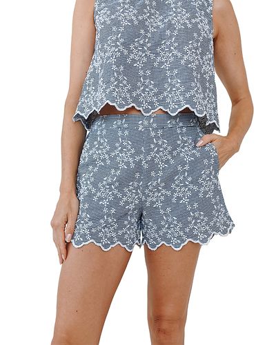 Bella Dahl Bella Dahl Scallop Border Catalina Shorts