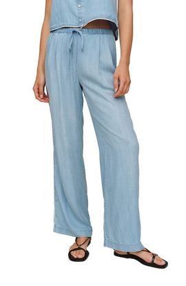 Bella Dahl Bella Dahl Scallop Trim Wide Leg Chambray Pants