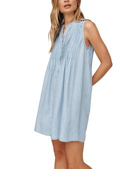 Bella Dahl Bella Dahl Sleeveless Pintuck Dress