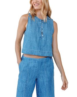 Bella Dahl Bella Dahl Sleeveless Placket Pullover Top