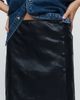 Bella Dahl Faux Leather Wrap Skirt - 2
