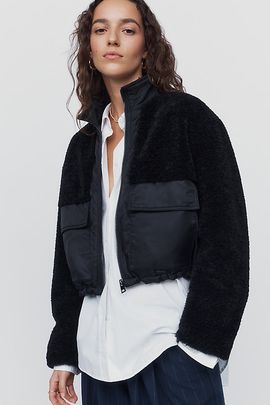 Bella Dahl Funnel Neck Utility Jacket