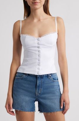 Bella Venice Bella Venice Button-Up Corset Top
