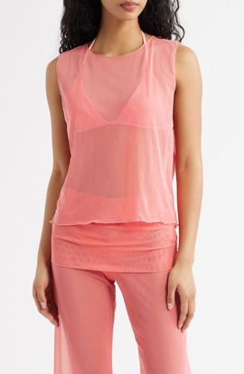 Bella Venice Bella Venice Melody Sheer Mesh Tank