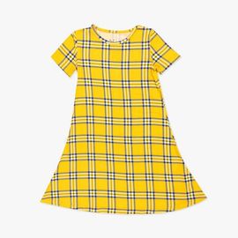 Bellabu Bear Bellabu Bear Kids' Clueless Total Betty Plaid Short Sleeve Dress 