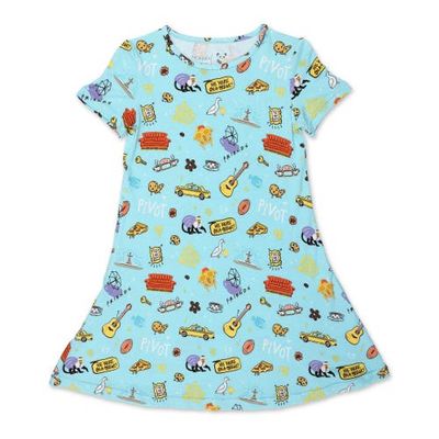 Bellabu Bear Bellabu Bear Kids' Friends Short Sleeve Dress 