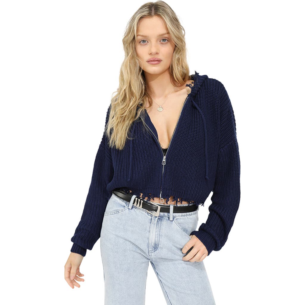 Belle & Bloom Belle & Bloom Another Love Fringe Zip Knit