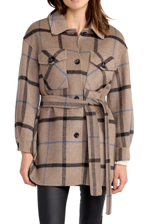Belle & Bloom Belle & Bloom Back Together Belted Wool Blend Shacket
