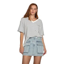Belle & Bloom Belle & Bloom Brave Soul Oversized Striped T-Shirt