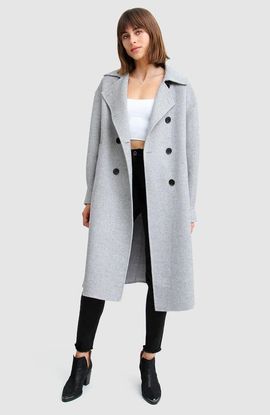 Belle & Bloom Belle & Bloom Dream Lover Loose Fit Wool Blend Coat