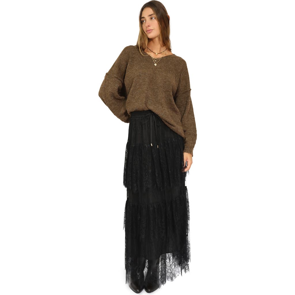 Belle & Bloom Belle & Bloom Dreamy Days Lace Tiered Skirt