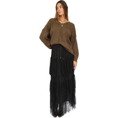 Belle & Bloom Belle & Bloom Dreamy Days Lace Tiered Skirt